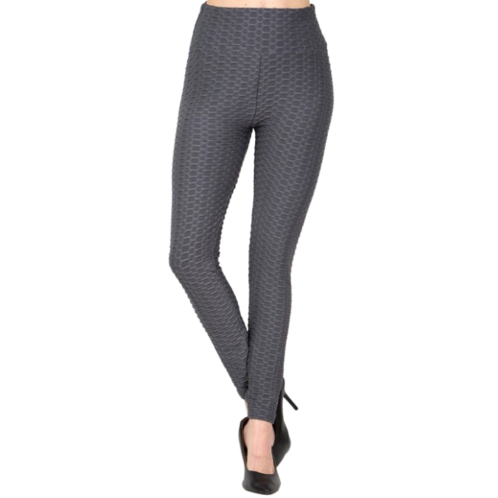 LEGGINGS HONEY COMB - CHAR
